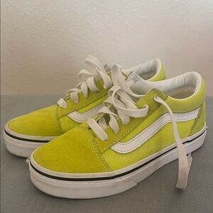 Vans Kids Lemon Yellow Sneakers